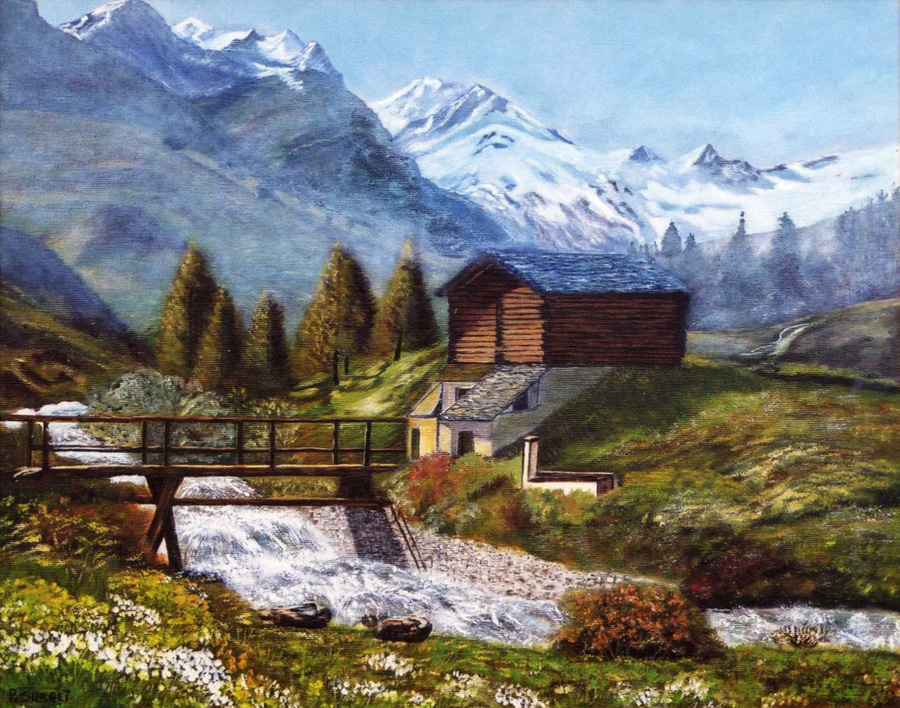 La passerelle d’Engadine