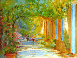 Midi sous la treille