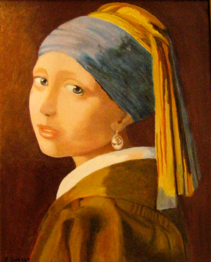 La Jeune Fille à la perle de Vermeer (copie)
