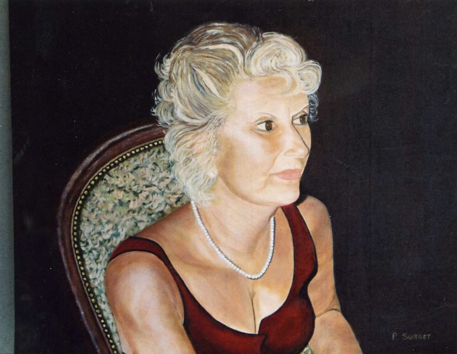 Portrait en rouge