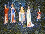 La Vie Seigneuriale (copie de tapisserie)